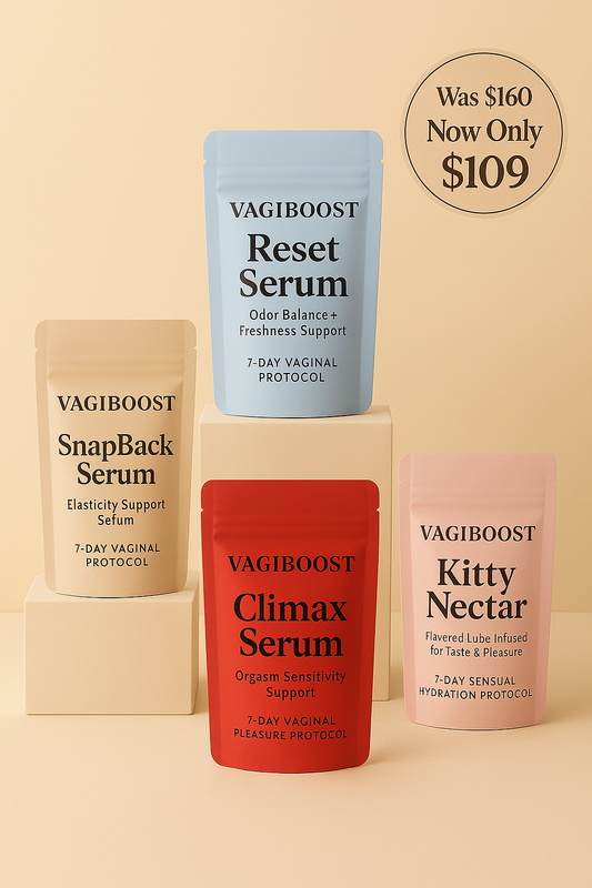 VAGIBOOST™ The Ultimate Kitty Boost: Includes all 4 signature shots for intimate care.